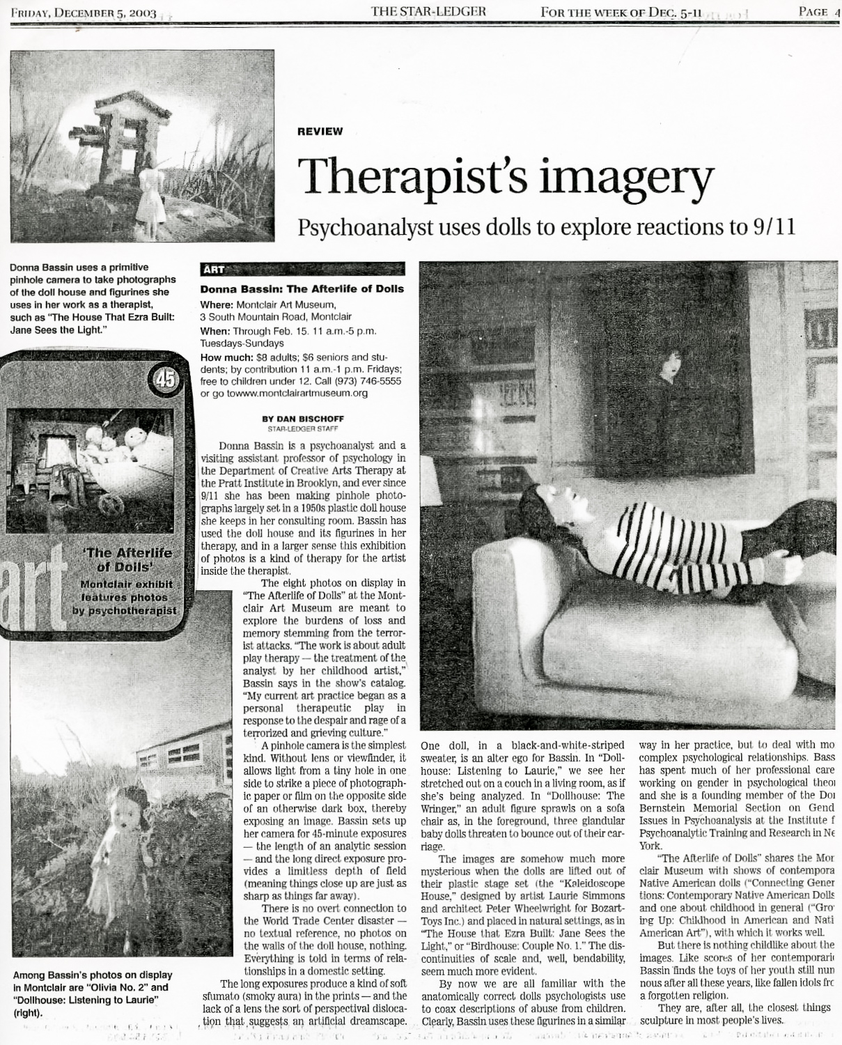 Star-Ledger, Therapist